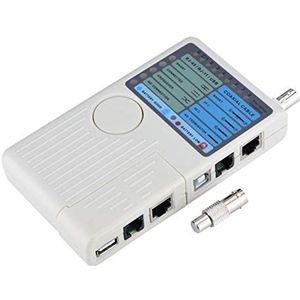 Netwerkkabeltester, RJ45/RJ11/USB/BNC-patchkabeltester, professionele netwerktools, LAN-netwerkkabeltester, detector voor RJ45/RJ-11/USB/BNC-kabel