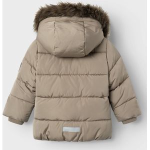 Name It mini jongens winterjas MATHEW PUFFER Desert Taupe