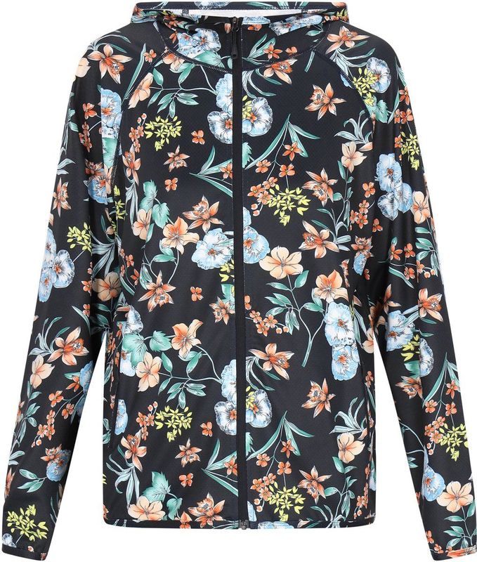 usha - Tussenjassen - Floral Print - Lichtgewicht - Regular Fit - Met Capuchon