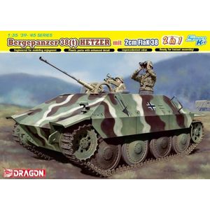 1:35 Dragon 6399 Bergepanzer 38(t) Hetzer mit 2cm FlaK 38 Plastic Modelbouwpakket