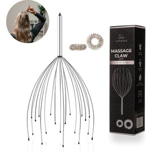LunaSea's Hoofdmassage Spin - Massage set Luxe Uitvoering - 20 Massage Sprieten - Inclusief 2 Massageringen