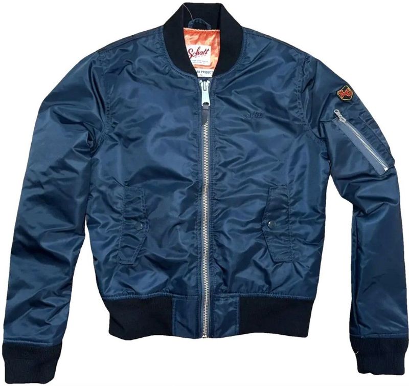 Schott - Bomberjack - Navy - Vrouwen