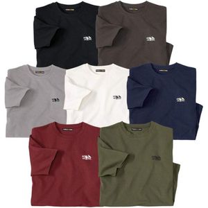 ATLAS FOR MEN - 7-pack T-shirts Atlas® - Heren - Verkrijgbaar in grote maten - 3XL