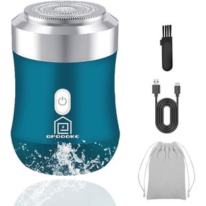 Elektrische Scheerapparaat voor Mannen - Mini Scheerapparaat voor Nat en Droog Gebruik, 30 Dagen Accuduur, Krachtig voor Gezicht, Borst en Benen