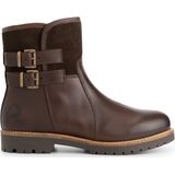 Travelin' - Elva - Enkellaars - Donkerbruin - Wolgevoerd