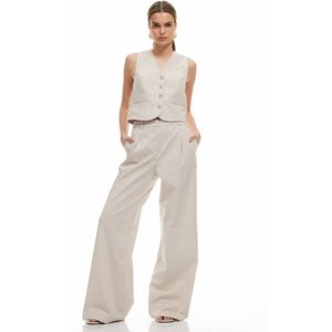 Normale taille Brede pijpen Palazzohose