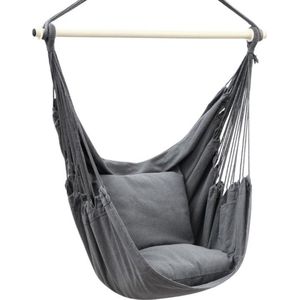 Hangstoel Cocoon - Egg Hangstoel – Hang Stoel Met Standaard – Egg Chair Inclusief Kussens – Voor Binnen Of Buiten – Hangstoelen - Gewicht tot 150 Kg – Voor Slaapkamer en Tuin