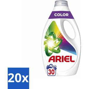 Ariel - Vloeibaar Wasmiddel - Color - 30 Wasbeurten - 1350 ml - Bulkverpakking - 20 stuks