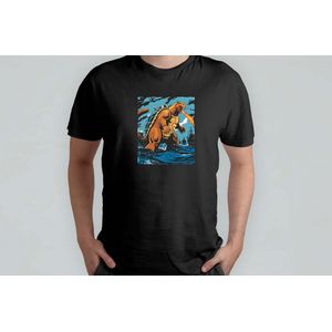Kawaii Kaiju - T Shirt - Japanese - Anime - Vibes - KawaiiCulture - MangaMagic - OtakuWorld - SakuraSeason - Japanse - KawaiiCultuur - OtakuWereld - SamuraiGeest - Funny - Sushi