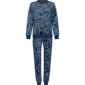 Marineblauwe fleece pyjama Pastunette - Blauw - Maat - 46