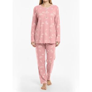 FINE WOMAN® 2316 Gevoerde Pyjama met fleece XXL 42-44 roze