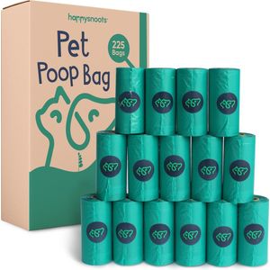 Biologisch Hondenpoepzakjes - 225 stuks - Poepzakjes Hond Afbreekbaar - Poop Bags