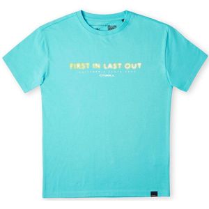 O´neill Neon T-shirt Met Korte Mouwen Blauw 3-4 Years Jongens