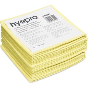 Microvezeldoek - Geel - 40 x 40 cm - 10 Stuks