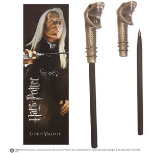 The Noble Collection Harry Potter Pen en bladwijzerset Lucius Malfoy Multicolours