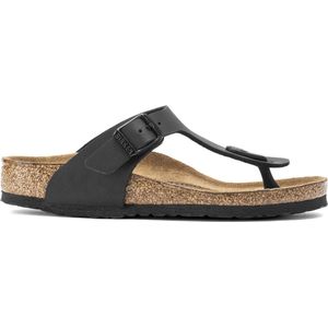 Birkenstock Gizeh Kids Slippers Black Regular-fit | Zwart | Imitatieleer | Maat 34 | 846141