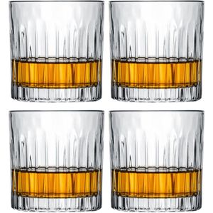 Cookinglife Whiskey Glazen / Cocktailglazen / Waterglazen Moville - 320 ml - 4 stuks