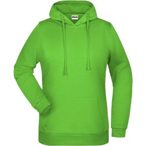James And Nicholson Vrouwen/dames Basic Hoodie (Kalk groen)