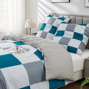 Bedding Duvet Cover Set - Soft Microfiber Duvet Cover 220 x 240 cm + 2 x 80 x 80 cm