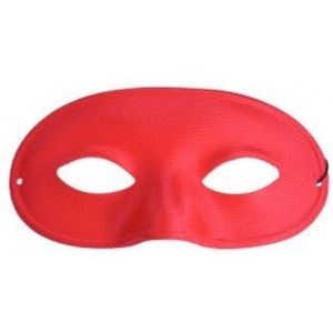 PartyXplosion - Oogmasker - Domino - Rood