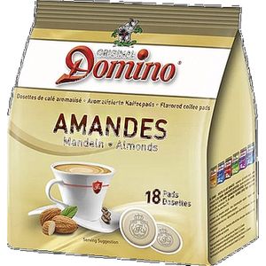 Domino Amandel - Koffiepads - 12 x 18 pads