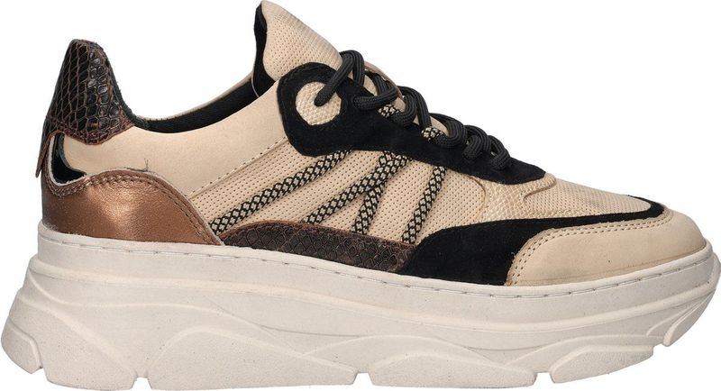 Nelson - Jana - Sneakers - Grijs - Leer/Suède/Nylon