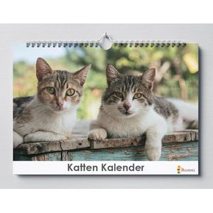 Katten Verjaardagskalender 35x24 cm | Kalender