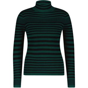 Red Button Roll neck Emerald