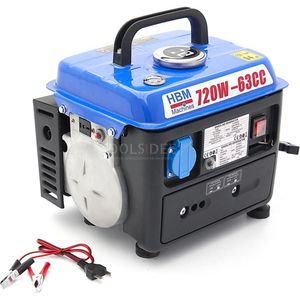 HBM 720 Watt Generator, Aggregaat Met 63 cc Benzinemotor, 230 V