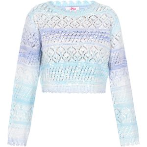 MYMO - Trui - Lichtblauw - Donkerblauw - Wit - Knitwear - Lange Mouw