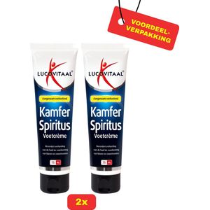 Lucovitaal - Voetcrème Kamfer Spiritus - 2x 75 ml - Voordeelverpakking