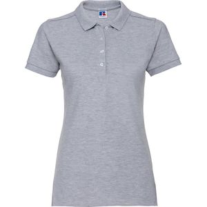Russell Dames/dames Stretch Short Sleeve Polo Shirt (Licht Oxford)