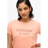 Superdry - Sport Luxe Fitted T-shirt - Korte Mouwen