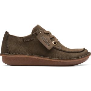 Clarks - Funny Dream Oxford - Casual Schoenen - Dark Olive