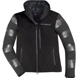 HolyFreedom Prison Softshell Zwart Textiele Motorjas - Maat XXXL - Jas