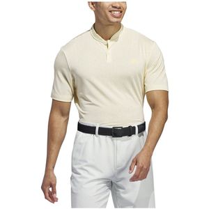 Adidas Ultimate365 Printed Korte Mouw Poloshirt Beige XS Man