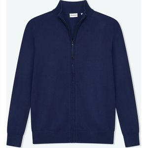 Solution Clothing James - Cardigan - Vest - Regular Fit - Vesten - Volwassenen - Heren - Mannen - Navy - XL