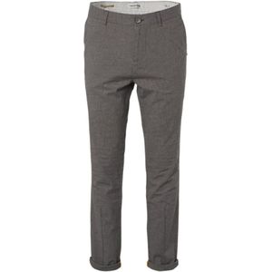 No Excess Broek Linnen Pied de Poule Khaki (957070210 - 043)
