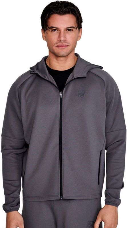 Siksilk - Full Zip Tech Hoodie - Grijs - Sweatshirt