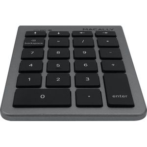 Macally BTNUMKEY22 Bluetooth Numeriek Toetsenbord - Spacegray