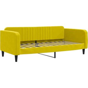 vidaXL-Slaapbank-90x200-cm-fluweel-geel