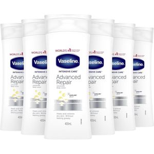 Vaseline Bodylotion – Advanced Repair - 400ml - 6 stuks - bodylotion - Hydratatie & Verzorging - Voordeelverpakking