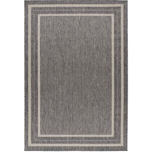 Casa Home - Buitenkleed – Indoor & Outdoor, Sisal-Look Vloerkleed, Weerbestendig, Tuin, Balkonkleed - Grijs- 200x290 CM