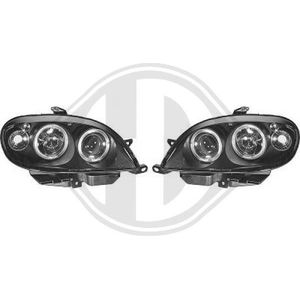 Diederichs - 4035680 - Koplampen Set - Zwart - Voor Voertuigen Met Lichthoogteregeling