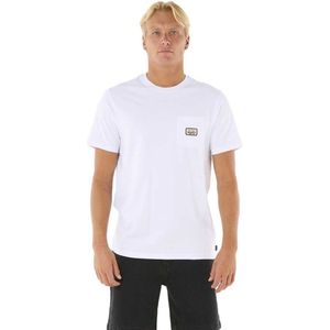 Rip Curl Surf Paradise Badge Update T-shirt Met Korte Mouwen Wit S Man