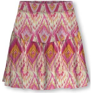 ONLY KOGSCARLETT SKORT PTM Meisjes Broek - Raspberry RoseAOP:418 Diamond Ikat - Maat 164