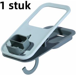 1 stuk - bekerklem - bureautafel met opbergruimte voor water - grijsgroen