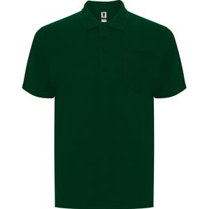 Heren Poloshirt met borstzak model Centauro merk Roly 190 grm maat XL Flesgroen