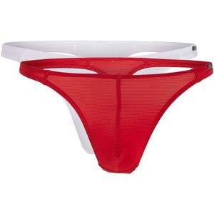 olaf benz Heren string 2 pack RED1201