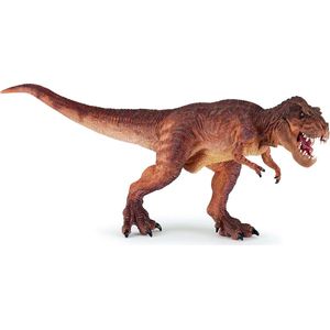 Speelfiguur - Dinosaurus - Rennende T-Rex - Bruin